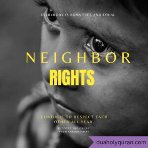 Neighbor's rights